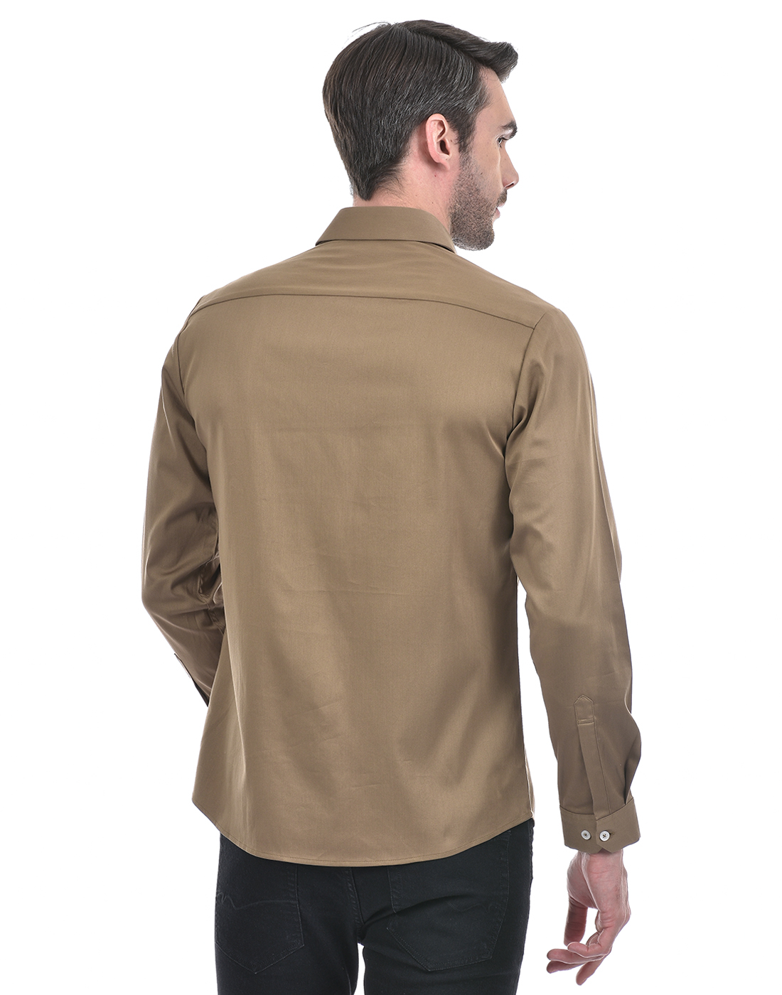Numero Uno Men Solid Brown Shirt